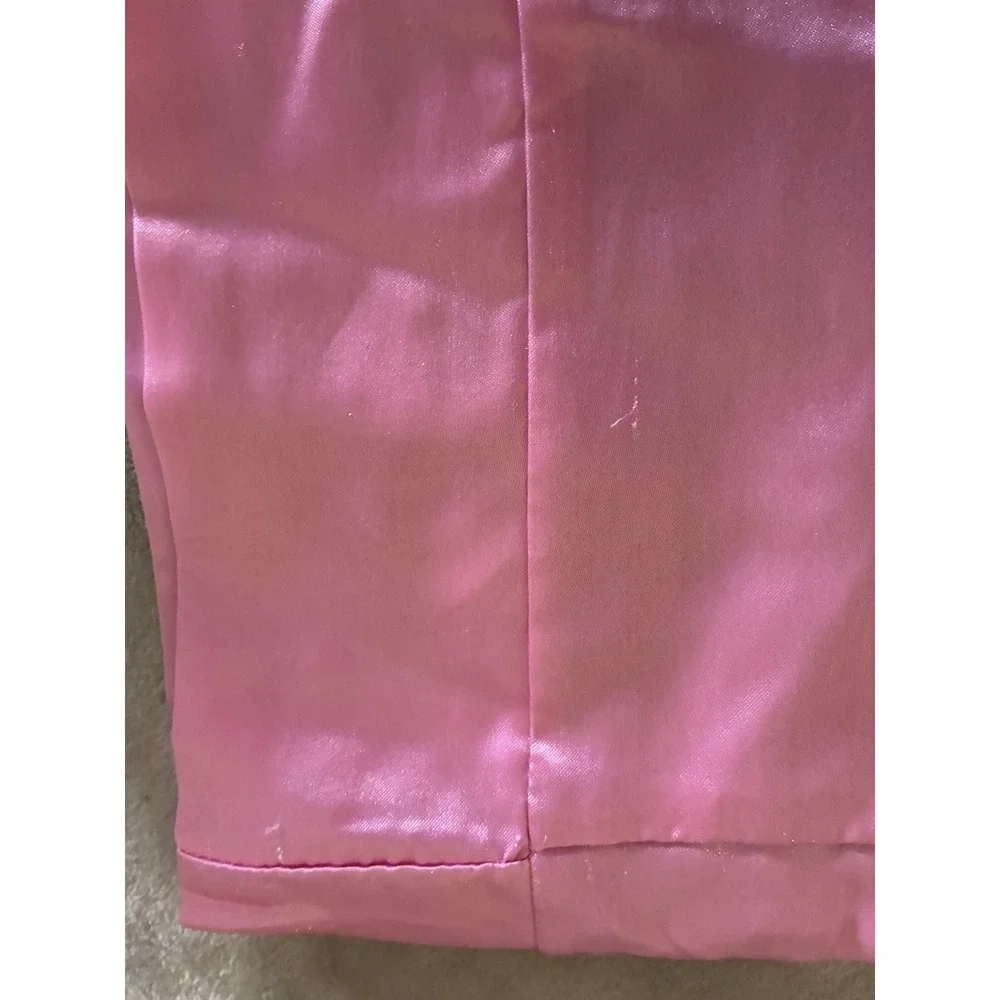 Sleeping Beauty Pillow Case Pink Satin Vtg‎
